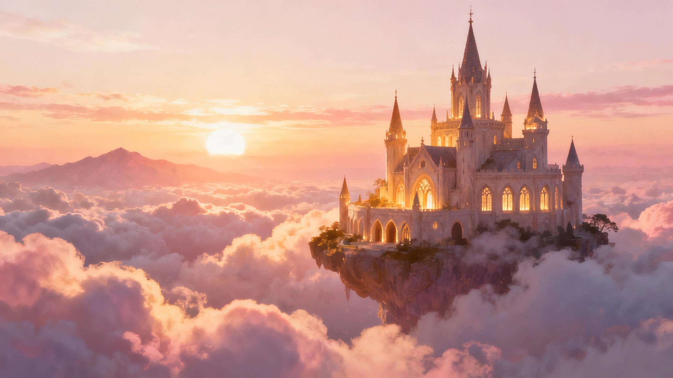 Fantasy-Landschaft - AI generated landschaft by Lyria 4